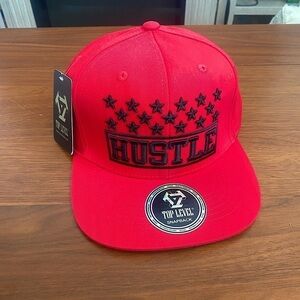 Top Level Snapback Hustle Hat NWT